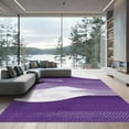 thumbnail image 1 of ODIKA 8'x10' Machine Washable Non-Slip Area Rug, Abstract Purple High Traffic Rug, Purple, 1096132, 1 of 7