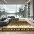 thumbnail image 1 of ODIKA 8'x10' Machine Washable Non-Slip Area Rug, Aztec Beige High Traffic Rug, Gold, 949570, 1 of 7