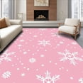 thumbnail image 1 of ODIKA 8'x10' Machine Washable Non-Slip Area Rug, Dreamy Starlight Celebration Base Adornment Festive Seasonal High Traffic Rug with Pad, Pink, 630727, 1 of 8