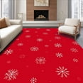 thumbnail image 1 of ODIKA 8'x10' Machine Washable Non-Slip Area Rug, Festive Holiday Celebration Walkway Enhancing Special Occasions High Traffic Rug, Red, 731267, 1 of 7