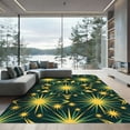 thumbnail image 1 of ODIKA 8'x10' Machine Washable Non-Slip Area Rug, Geometric Dark Green High Traffic Rug, Green, 1173873, 1 of 7