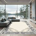 thumbnail image 1 of ODIKA 8'x10' Machine Washable Non-Slip Area Rug, Geometric Gray High Traffic Rug, Gray, 1068272, 1 of 7