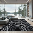 thumbnail image 1 of ODIKA 8'x10' Machine Washable Non-Slip Area Rug, Geometric Gray High Traffic Rug, Gray, 1102022, 1 of 7