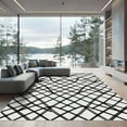 thumbnail image 1 of ODIKA 8'x10' Machine Washable Non-Slip Area Rug, Geometric Light Gray High Traffic Rug, Gray, 1103095, 1 of 7
