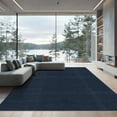 thumbnail image 1 of ODIKA 8'x10' Machine Washable Non-Slip Area Rug, Geometric Navy Blue High Traffic Rug with Pad, Blue, 1050834, 1 of 8