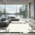 thumbnail image 1 of ODIKA 8'x10' Machine Washable Non-Slip Area Rug, Geometric White High Traffic Rug, White, 1042882, 1 of 7