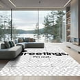 thumbnail image 1 of ODIKA 8'x10' Machine Washable Non-Slip Area Rug, Graphic Black High Traffic Rug with Pad, Black, 1051868, 1 of 8