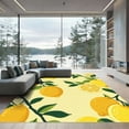 thumbnail image 1 of ODIKA 8'x10' Machine Washable Non-Slip Area Rug, Graphic Yellow High Traffic Rug, Yellow, 1052059, 1 of 7