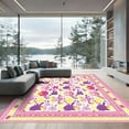 thumbnail image 1 of ODIKA 8'x10' Machine Washable Non-Slip Area Rug, Kawaii Pink High Traffic Rug, Pink, 1021936, 1 of 7