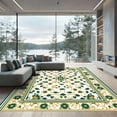 thumbnail image 1 of ODIKA 8'x10' Machine Washable Non-Slip Area Rug, Oriental Green High Traffic Rug with Pad, Green, 1050362, 1 of 8