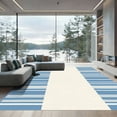 thumbnail image 1 of ODIKA 8'x10' Machine Washable Non-Slip Area Rug, Seaside Promenade Artisan Corridor High Traffic Rug, Blue, 895695, 1 of 7