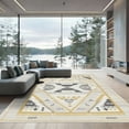 thumbnail image 1 of ODIKA 8'x10' Machine Washable Non-Slip Area Rug, Southwestern Beige High Traffic Rug with Pad, Beige, 1021782, 1 of 8