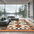 thumbnail image 1 of ODIKA 8'x10' Machine Washable Non-Slip Area Rug, Southwestern Beige High Traffic Rug with Pad, Beige, 1030468, 1 of 8