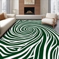 thumbnail image 1 of ODIKA 8'x10' Machine Washable Non-Slip Area Rug, Spiral Mint Holiday Door with Christmas Design High Traffic Rug, Green, 628547, 1 of 7