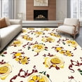 thumbnail image 1 of ODIKA 8'x10' Machine Washable Non-Slip Area Rug, Stylish Desert Bloom High Traffic Rug, Ivory, 384098, 1 of 7