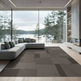 thumbnail image 1 of ODIKA 9'x12' Gray Charcoal Geometric Blocks Washable Area Rug Modern Abstract Pattern with Accents Non-Shedding, Easy Care for Master Suite, California King, Under Bed, 1 of 7