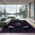 thumbnail image 1 of ODIKA 9'x12' Washable Area Rug Low Pile, Flatwoven, Cyber Galaxy Grid Map Sapcerug Arcade Fireworks Anime Astronaut Refined for Great Room, Indoor Concept, Large Living, 1 of 7