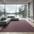 thumbnail image 1 of ODIKA 9'x12' Washable Area Rug Non-Slip, Chair-Friendly Solid Minimalist Heathered Subtle Tonal Ombre Gradient Mauve Flowing Dynamic for Dining Room, Basement, Large Office, 1 of 7