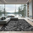 thumbnail image 1 of ODIKA 9'x12' Washable Area Rug Snack Inspired Spotted Marbled Patchwork Bold Motif Cow Abstract Refined for Master Suite, California King, Under Bed, Non-Shedding, Easy Care, 1 of 7