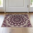 thumbnail image 1 of ODIKA Abstract Boho Symmetrical Border Inspired Solid Minimalist Purple Flowing for Bedroom, Nursery, RV, Pet Friendly & Kids Safe Bedside, 1 of 7