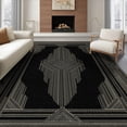 thumbnail image 1 of ODIKA Alfombras Contemporary Abstract Motifs Balanced Column Para Habitacion Non-Slip Chair-Friendly for Dining Room, Large Office, Lounge, 1 of 7
