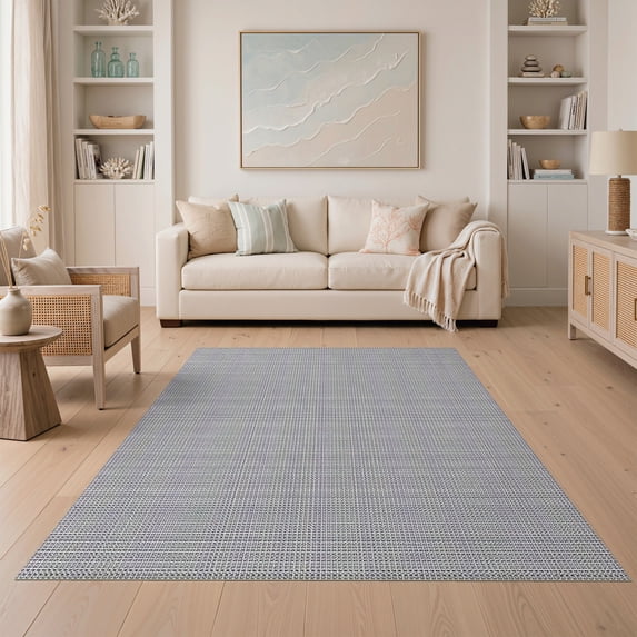 ODIKA Alfombras Minimalist Geometric Subtle Tonal Para Habitacion Alfombra for Dining Room, Under Table, Home Office, Non-Slip Chair-Friendly