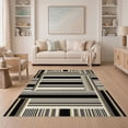 thumbnail image 1 of ODIKA Alfombras Minimalist Rectangular Covering Details Para Habitacion Easy Care Kids Safe for Small Living Room, Playroom, Bedroom, 1 of 7