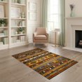 thumbnail image 1 of ODIKA Aztec Southwestern Geometric Stripe Stepped Border Motif Motifs for Playroom, Bedroom, Reading Nook, Pet Friendly & Kids Safe Play, 1 of 7