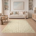 thumbnail image 1 of ODIKA Bathroom Distressed Botanical Motifs Ornamental Vintage Passage Non-Slip Low Profile for Guest Room, Lounge, Apartment, 1 of 7