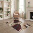 thumbnail image 1 of ODIKA Bathroom Way Painterly Asymmetrical Flowing Forms Scattered Stairs for Playroom, Bedroom, Reading Nook, Pet Friendly & Kids Safe Play, 1 of 7