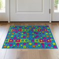 thumbnail image 1 of ODIKA Bold Block Aesthetic Playful Shapes Contrasting Palette Pet Friendly & Kids Safe Bedside for Bedroom, Nursery, RV, 1 of 7