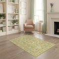thumbnail image 1 of ODIKA Bold Geometric Frame Currency Note Border Collage Motif Funky Flowing Dynamic Non-Slip Chair-Friendly for Home Office, Gaming Room, Under Desk, 1 of 7