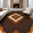 thumbnail image 1 of ODIKA Bold Southwestern Salt Speckled Inspired Motifs Abstract Spotted Refined Non-Slip Flatwoven for Living Room, Under Sectional, Family, 1 of 7