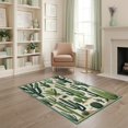 thumbnail image 1 of ODIKA Botanical Mid Print Monstera Motif Forest Sunset Abstract Round Pet Friendly & Kids Safe Play for Playroom, Bedroom, Reading Nook, 1 of 7