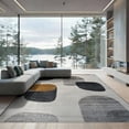 thumbnail image 1 of ODIKA Brindle Abstract Spotted Minimalist Tone Inspired Marbled Field Low Profile Flatwoven for Great Room, Indoor Open Concept, Large Living, 1 of 7