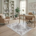 thumbnail image 1 of ODIKA Center Romantic Wreath Ribbon Shack Dainty Rosebud Pink Flowing Non-Slip Chair-Friendly for Home Office, Gaming Room, Under Desk, 1 of 7