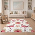 thumbnail image 1 of ODIKA Confetti Border Whimsical Wreath Repeating Botanical Motifs Motif Refined Non-Slip Low Profile for Guest Room, Lounge, Apartment, 1 of 7