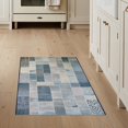 thumbnail image 1 of ODIKA Cow Melting Spotted Mosaic Block Contemporary Grid Fabric Print for Home Office, Hallway, Laundry Room, Non-Slip Chair-Friendly, 1 of 7