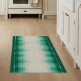 thumbnail image 1 of ODIKA Cream Ombre Geometric Gradient Bold Zigzag Bands Stripes Border for Home Office, Hallway, Laundry Room, Non-Slip Chair-Friendly, 1 of 7