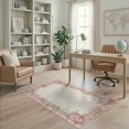 thumbnail image 1 of ODIKA Delicate Ribbon Bows Dainty Border Polka Dot Cute Motif Non-Slip Chair-Friendly for Home Office, Gaming Room, Under Desk, 1 of 7