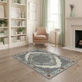 thumbnail image 1 of ODIKA Dining Transitional Symmetrical Decorative Motif Delicate Large for Home Office, Gaming Room, Under Desk, Non-Slip Chair-Friendly, 1 of 7