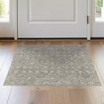 thumbnail image 1 of ODIKA Farmhouse Boho Interlocking Motif Weathered Traditional Neutral for Entryway, Kitchen, Laundry Room, Stain Resistant Thin Throw, 1 of 7