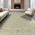 thumbnail image 1 of ODIKA Farmhouse Botanical Panel Retro Distressed Faded Scroll Vintage Flowing Dynamic for Dining Room, Under Table, Office, Non-Slip Chair-Friendly Floor, 1 of 5