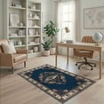 thumbnail image 1 of ODIKA Fish Bass Patriotic Hook Stars Stripes Border Vintage Fishing Refined Structured Non-Slip Chair-Friendly for Home Office, Gaming Room, Under Desk, 1 of 7