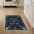 thumbnail image 1 of ODIKA Fish Vintage Fishing Skeleton Hook Bait Bathroom Doormat Canned for Home Office, Hallway, Laundry Room, Non-Slip Chair-Friendly, 1 of 7