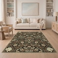 thumbnail image 1 of ODIKA Forest Abstract Vintage Panels Serpent Border Botanical Snake Flowing Dynamic Easy Care Kids Safe for Small Living Room, Playroom, Bedroom, 1 of 7