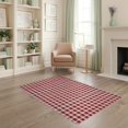 thumbnail image 1 of ODIKA Front Door Plaid Bold Gingham Grid Boho Throw Checkered Farmhouse for Playroom, Bedroom, Reading Nook, Pet Friendly & Kids Safe Play, 1 of 7