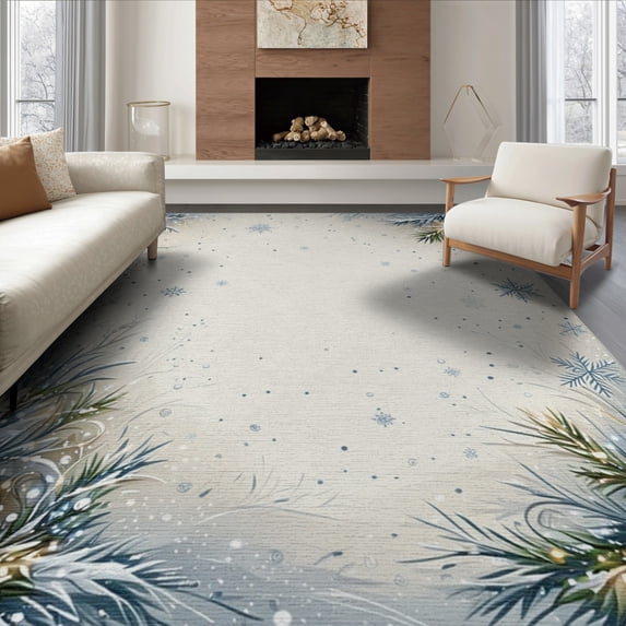ODIKA Fuzzy Abstract Fluffy Swirl Festive Starburst Alfombra Para Sala for Queen Size Bedroom, Under Bed, Master Suite, Foldable Easy Care