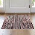 thumbnail image 1 of ODIKA Geometric Minimalist Abstract Stripe With Interlocking Square Accents for Hallway, Study Room, Playroom, Non-Slip Low Profile, 1 of 7