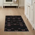 thumbnail image 1 of ODIKA Gothic Moth Flourish Scrollwork Symmetrical Butterfly Shaped for Home Office, Hallway, Laundry Room, Non-Slip Chair-Friendly, 1 of 7